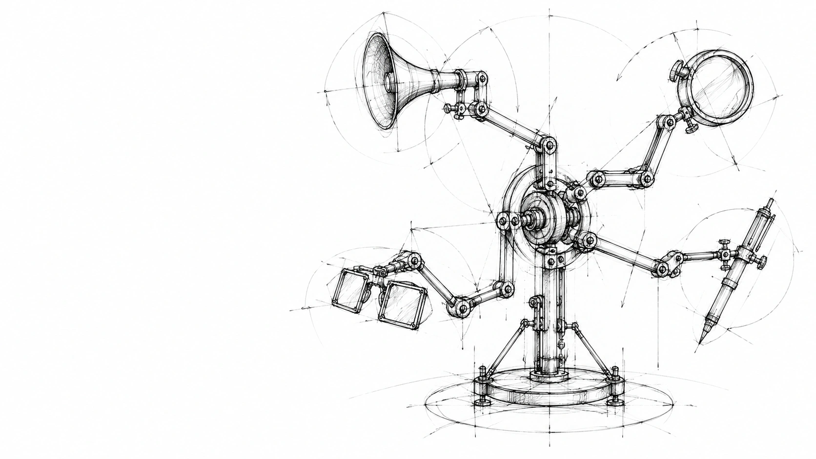 Engineering sketch of a Psssst mechanism