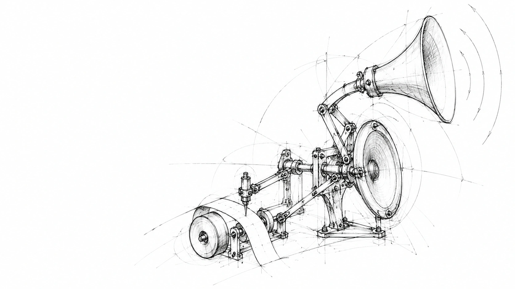 Engineering sketch of a Psssst mechanism