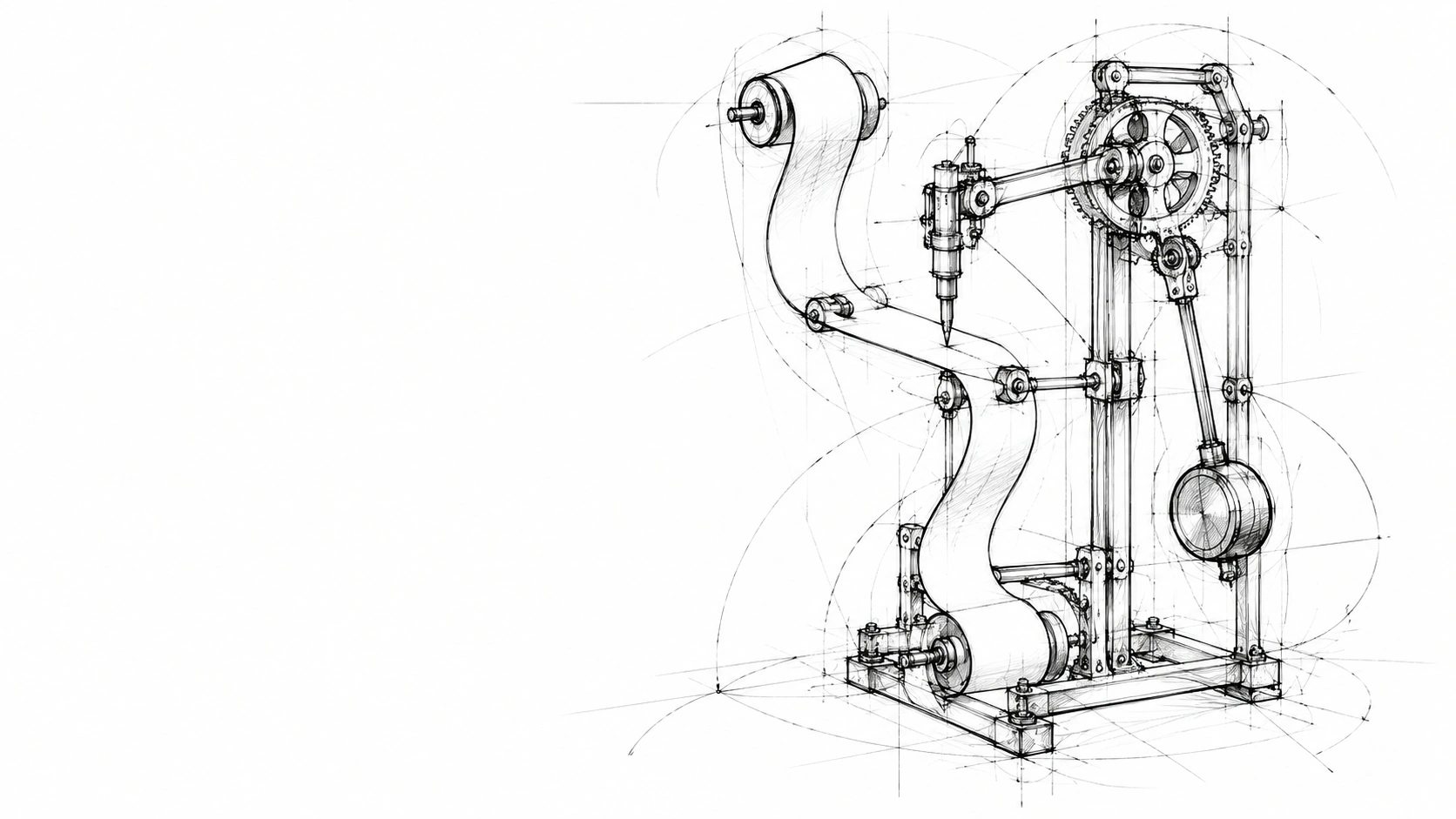 Engineering sketch of a Psssst mechanism