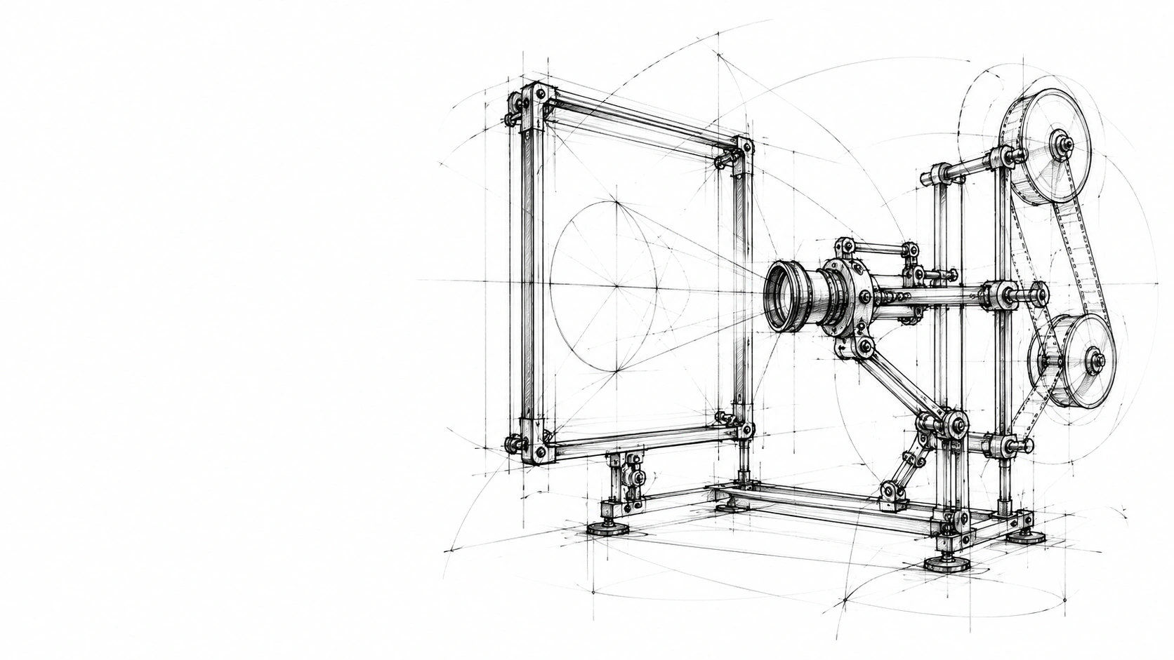 Engineering sketch of a Psssst mechanism